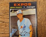 1971 Topps | Gene Mauch Montreal Expos | #59 - $1.99