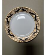 Pegasus Fine Porcelain Plate With Black &amp; Gold Trim Approx 7-1/2 Across ... - $62.38 CAD