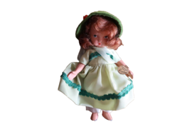 Nancy Ann Storybook Doll #111 Little Joan Orginal Box Paper Tag Green Dress - $20.00