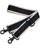 Wide Purse Strap Adjustable Replacement Crossbody Bag Strap Silver Hardw... - $27.78