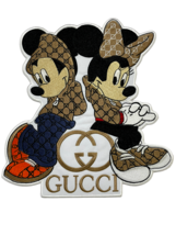 Mickey Mouse Big  Embroidery Patch - - Iron\Sew On Patch  - £27.97 GBP