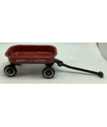 Vintage Metal 7&quot; Miniature Radio Flyer Wagon Doll House Decoration NM Co... - €8,14 EUR
