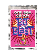 BJ Blast Blow Jobs Oral Sex Candy Pop Rocks, Strawberry Flavors 6 packs - £10.05 GBP