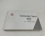 2019 Mitsubishi Outlander Sport and RVR Owners Manual Handbook OEM C03B4... - $24.74