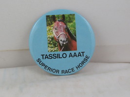 Vintage Horseracing Pin - Tassilo AAAT Superior Race Horse - Celluloid Pin  - £11.57 GBP