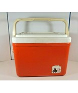 Vintage Family Thermos Cooler Orange White 12 quarts with locking lid, c... - $34.24 CAD
