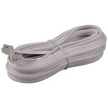 RCA TP243WHR White Phone Line Cord (25ft) - £18.43 GBP