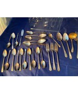 1847 Rogers Brothers Adoration Silverware Flatware 27 Pcs Spoons Forks S... - £69.40 GBP