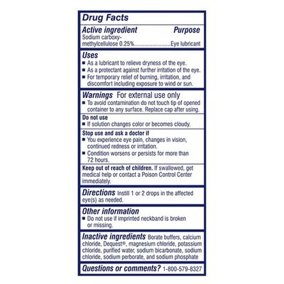 READ TheraTears Dry Eye Therapy Eye Drops for Dry Eyes, 0.5 Fl Oz EXP 9/2026 Item image 8