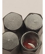 1 Set of 8 Gunmetal Tire Valve Stem Caps For Car, Standard Fitting #132 - $125.81 MXN