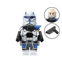 Star Wars 501 Clone Trooper Figure with Beard Face and Blaster - $3.60
