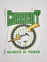 Current Bringer of Power Fist With Lightening Bolt Sticker Decal Embelli... - $2.22