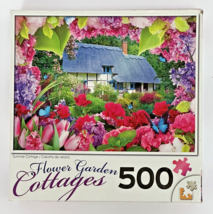 Flower Garden Cottages-Summer Cottage 500 Piece Puzzle - Factory Sealed/New - $9.12