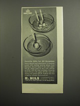 1952 H. Nils Dessert and Salad Bowls Ad - Favorite Gifts for all Occasions - £14.29 GBP