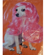Pink Pet Costume Glam Wig Dog One Size Fits Most - $131.52 MXN