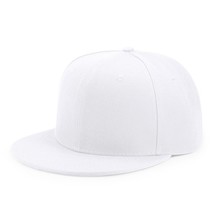 Solid Fitted Snapback Caps Mens Flat   Hip Hop Cap Large Size Outdoor Baseball C - £152.70 GBP