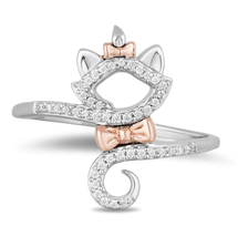 Enchanted Disney Disney Treasures Aristocrats Ring Diamond Silver Wedding Ring - £93.19 GBP