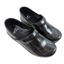 Dansko Clogs Womens Size 6 Glossy Black Shoe Slip On Comfort Professional - £19.90 GBP