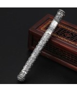 Pure Silver Sterling 925 Silver Retro Creative Ballpoint Pen S925 Jewelr... - $205.08 CAD