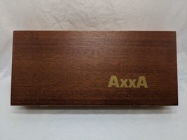 German Axxa Board Game Complete 1989 With Wooden Case 11 1/2&quot; - £93.47 GBP