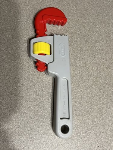 Little Tikes Adjustable Monkey Pipe Wrench Toy Plastic Construction Gray... - $12.82