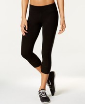 Ideology Womens Outdoor Living Cropped Leggings size Large Color Classic Black - £35.34 GBP