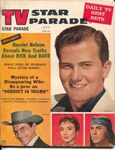 TV Star Parade 6/1958-Ideal-Pat Boone-Ricky Nelson-Amanda Blake-Annette-VG - £44.66 GBP