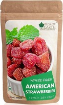 Natural Dried American Strawberries Herb Exotic Dry Fruit Healthy &amp; Tasty 200g - £14.94 GBP