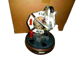 Bradford Exchande Firefighters Courageous Rescue Collectable Figure - $97.99