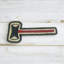 Vtg PAUL BUNYAN WOODSMAN Award Axe PATCH Boy Scout Camp Uniform Badge - $6.68