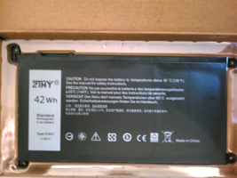 NEW ZTHY Battery for Dell 3189 and 3180 Laptop, 42Wh 11.4V, Type 51KD7 - $10.71