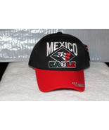 MEXICO EAGLE HECHO EN MEXICO AGUILA BASEBALL CAP ( BLACK &amp; RED ) - £8.88 GBP