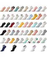 55 Pairs Women Athletic Ankle Socks Low Cut Sport Socks Invisible Casual... - £40.85 GBP