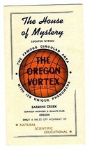 The Oregon Vortex Brochure The House of Mystery Sardine Creek 1949 - £23.27 GBP