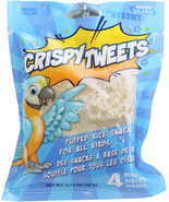PENN PLAX Crispy Tweets Natural Puffed Rice Pet Treats for All Birds 4 p... - £1.38 GBP