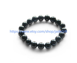 Free Shipping - good luck natural black onyx Prayer Beads charm beaded bracelet - £14.32 GBP