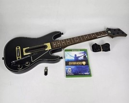 Guitar Hero Live Bundle For Xbox One with Guitar, Strap, Game &amp; Dongle! *TESTED* - £99.56 GBP