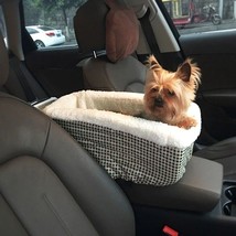 Dog Car Seat For Armrest Bags Vehicle Carrier For Small Pet Dogs Travel Vehicle - £34.96 GBP