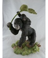 Vintage Franklin Mint Gorilla Ape and baby figurine Safe and Secure 1989... - £31.48 GBP