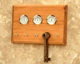 Key Organizers - Clock, Temperature, Humidity Key Rack - £27.01 GBP