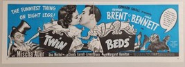 1942 Magazine Movie Ad &quot;Twin Beds&quot; Starring Joan Bennett &amp; George Brent - £16.27 GBP