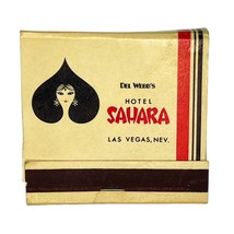 Sahara Las Vegas Matchbook NV Hotel Casino Vintage Matches Del Webb Unstruck - £4.69 GBP
