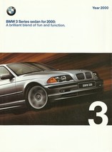 2000 BMW 3-SERIES Sedan brochure catalog US 00 323i 328i - £6.32 GBP