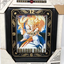 VTG Dragonball Z Goku Vegeta Analog Wall Clock DBZ Anime Magna Animated Japanese - £66.16 GBP