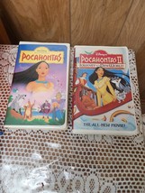 Masterpiece Collection Pocahontas, Pocahontas II VHS Movies Lot of 2 Vin... - $25.91 CAD