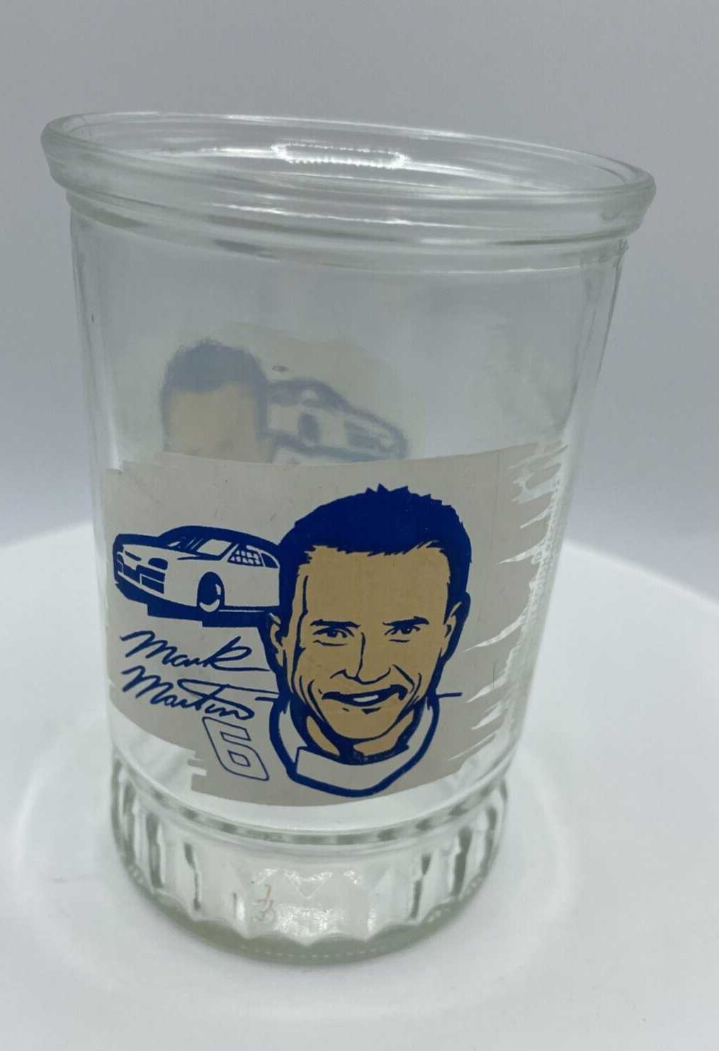 Primary image for Mark Martin Collectible Jelly Jar Bama Champion Driver Series #6 Juice Glass