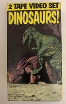 Dinosaurs Hollywood Special Effects Movie 2 Tape Set Vhs Donald F. Glut-RARE - £63.40 GBP