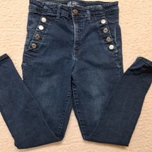 Gap Womens Hise Rise Universal Denim Legging Jeans Sz 10 Blue 28/26 - £9.94 GBP