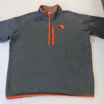 Columbia XM8695 Men's Gray/Orange 1/4 Zip Pullover Sweatshirt Size XL  image 15