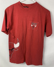 Vintage Chicago Bulls T Shirt Pocket Tee NBA Jordan Men’s Small USA 90s - £39.30 GBP